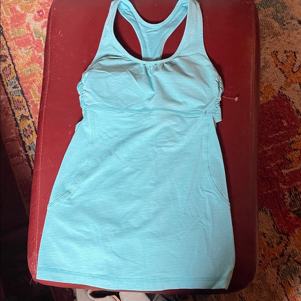 lululemon athletica Light Blue Strappy Active Dress
